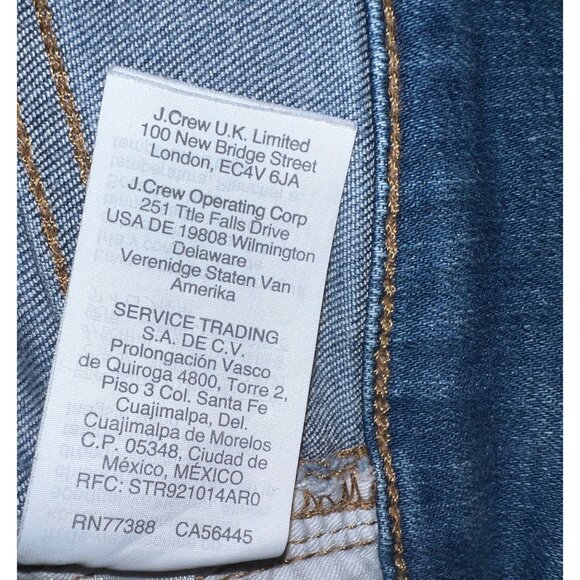 Madewell High-Waisted Womens Denim Jeans With Raw Hem & Five-Pocket Design - Picture 3 of 4